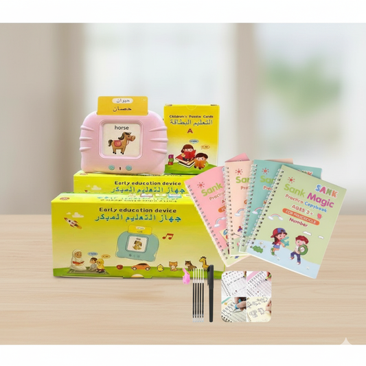 Livre d'Apprentissage SANK Pro™ (Effaçable) + Lecteur de Carte